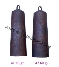 = 2 Comtoise gewichten =44649