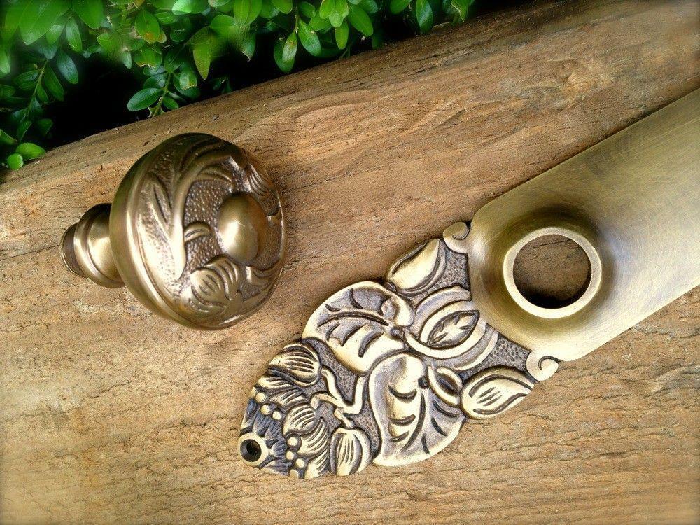 1/2 set voor een binnendeur - BB, gepatineerd-deurknok - Afbeelding 4