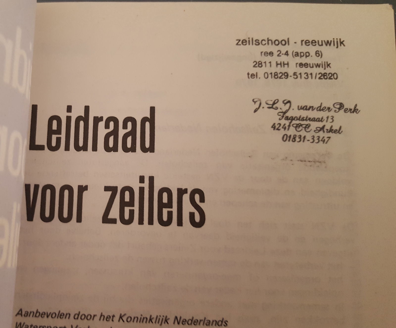 Leidraad voor zeilers - Afbeelding 3