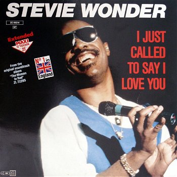 Stevie Wonder – I Just Called To Say I Love You (Vinyl/12 Inch MaxiSingle) - 0