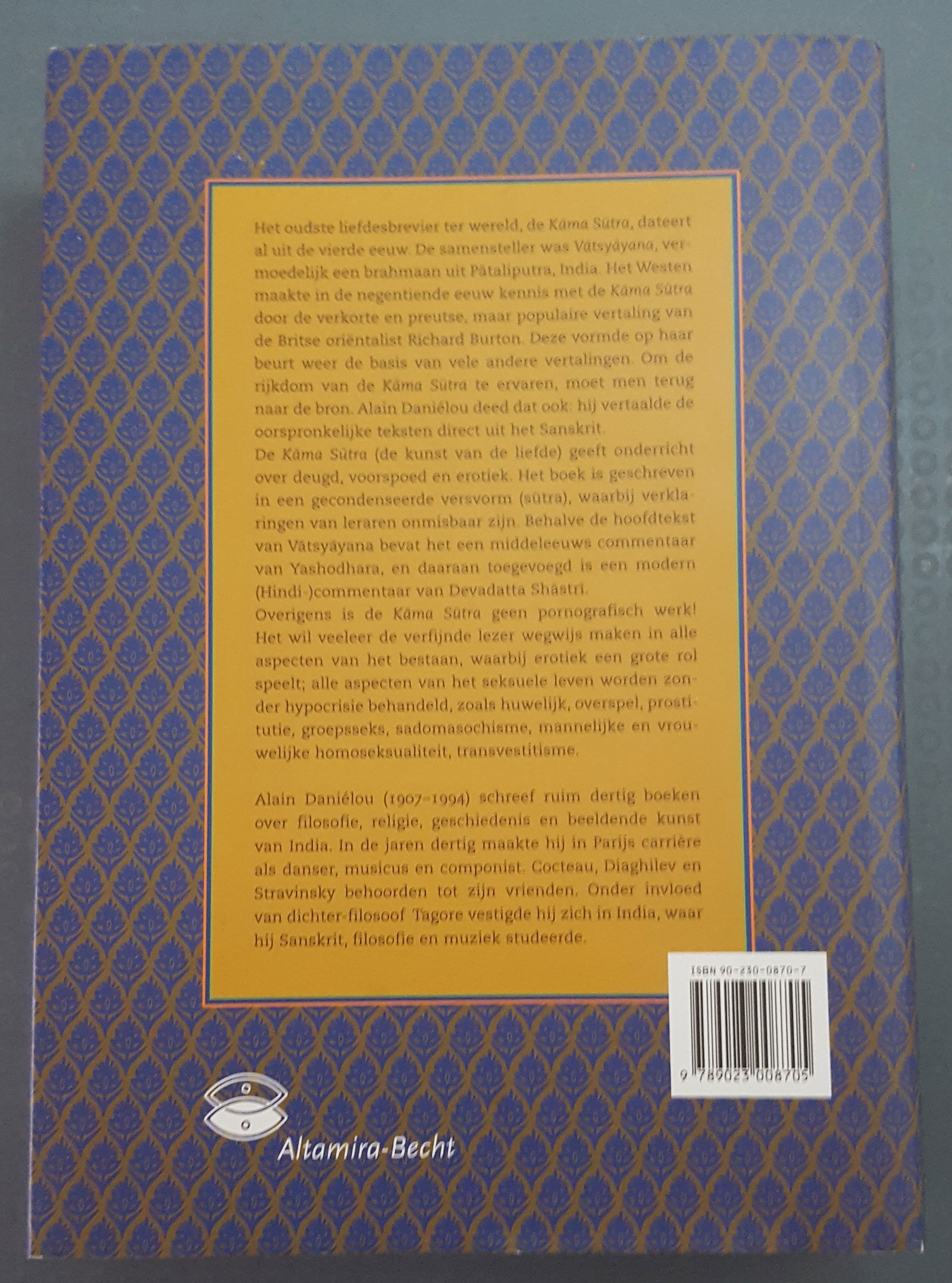 Kama Sutra --- Vertaald uit het Sanskrit door Alain Daniélou - Afbeelding 2