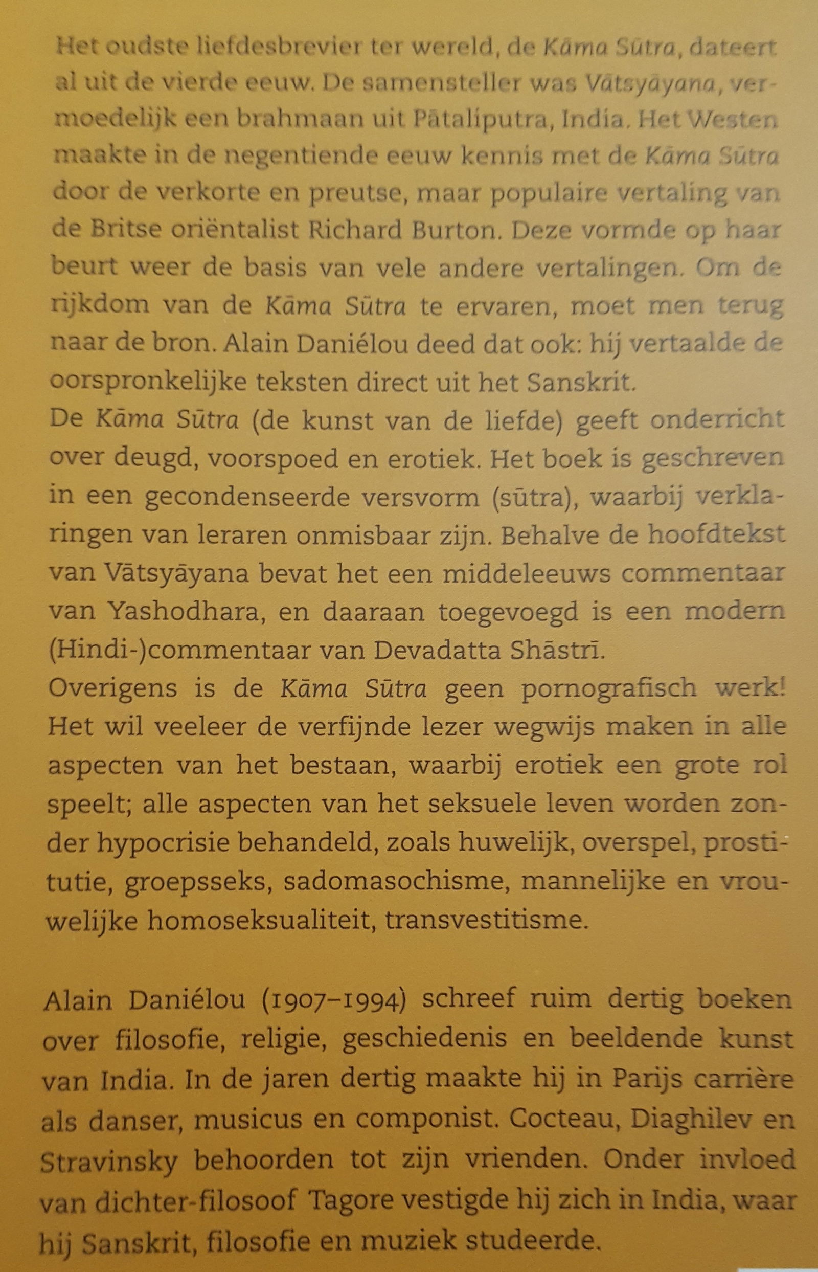 Kama Sutra --- Vertaald uit het Sanskrit door Alain Daniélou - Afbeelding 3