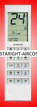 Vervangende afstandsbediening voor de airco's van Staright-Aircon - 0