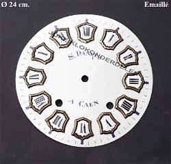 = Comtoise wijzerplaat met cartouches=44766