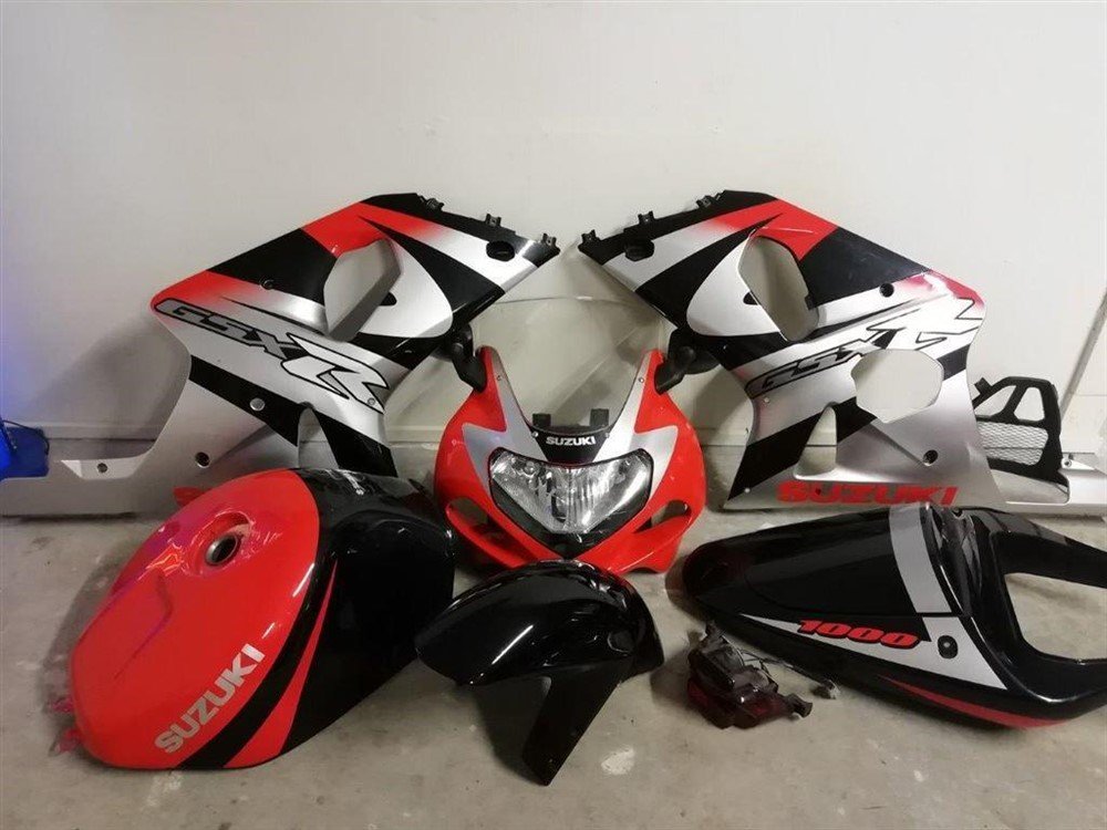 Kappenset + tank Suzuki GSX-R GSXR 1000 K1 K2 2001 2002 - nr. 1