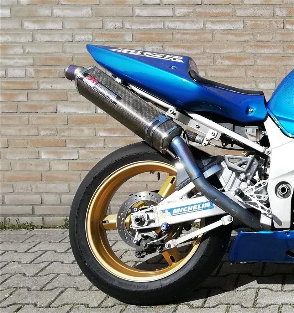 Titanium carbon Yoshimura uitlaat GSX-R GSXR 600 750 K1 K2 K3 - Afbeelding 2