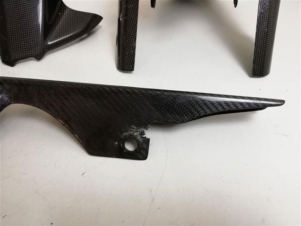 Carbon spatbord hugger kettingscherm Suzuki GSX-R GSXR 600 750 K6 K7 - Afbeelding 4