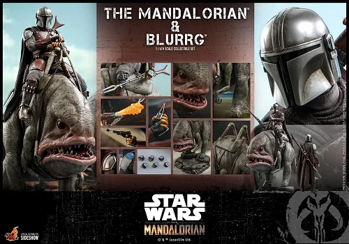 Hot Toys The Mandalorian and Blurrg TMS046 - 0