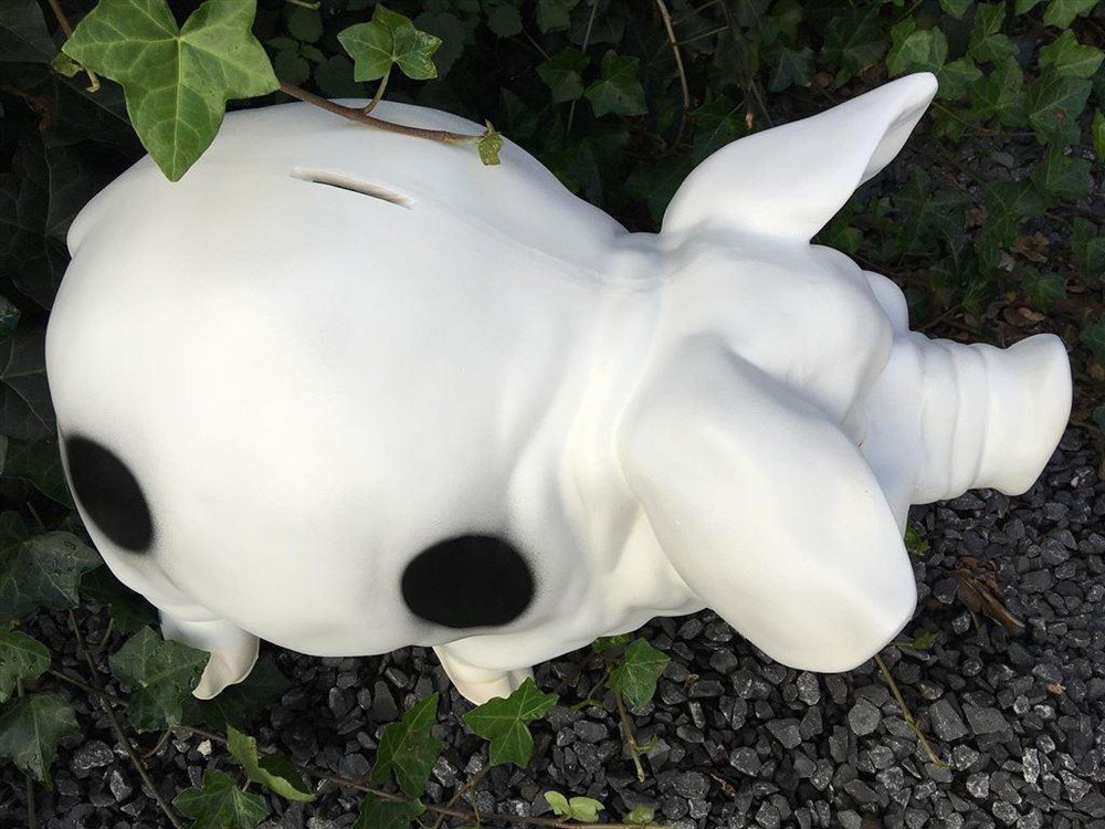 Varken in kleur polystone als spaarvarken - Afbeelding 6
