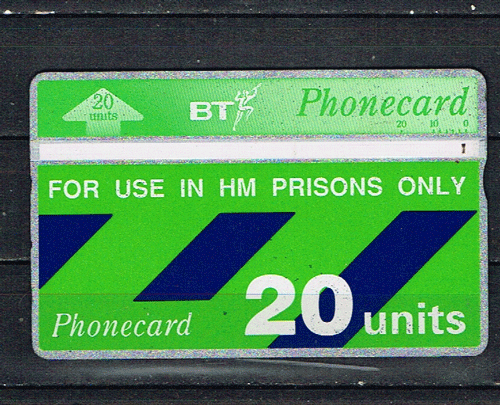 gevangenis telefoonkaart 20 units BT hf 47 - nr. 1
