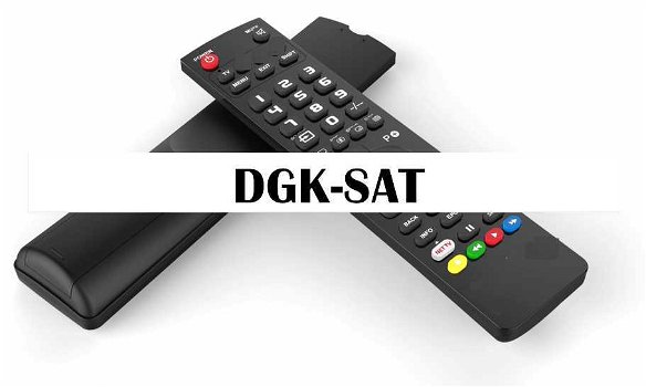 Vervangende afstandsbediening voor de DGK-SAT apparatuur. - 0