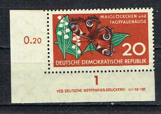ddr-michel-1006-zegel-met-rand-pf hf 75 - nr. 1