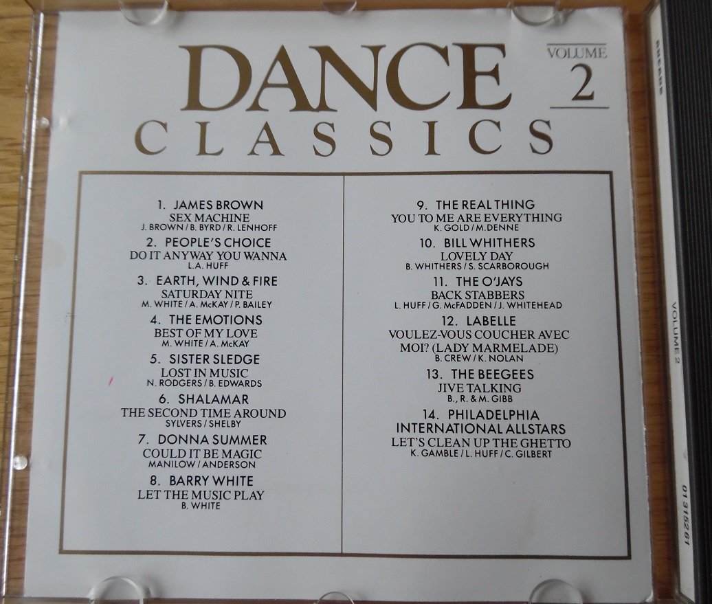 De originele verzamel-CD Dance Classics Volume 2 van Arcade. - Afbeelding 2