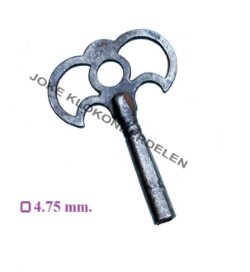 = Klok sleutel = Ø 4.75 mm. =44784