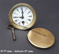 = Pendule uurwerk = Japy Fréres =44781