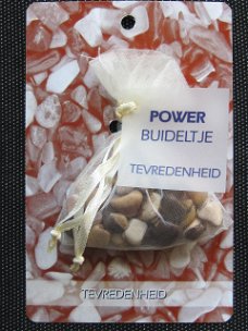 power buideltje TEVREDENHEID