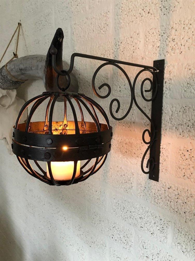 Zeer apart is deze hangende Gace kandelaar-kaars-deco - Afbeelding 5