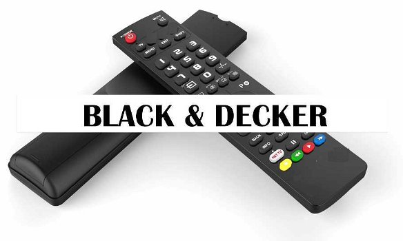 Vervangende afstandsbediening voor de BLACK & DECKER apparatuur. - 0