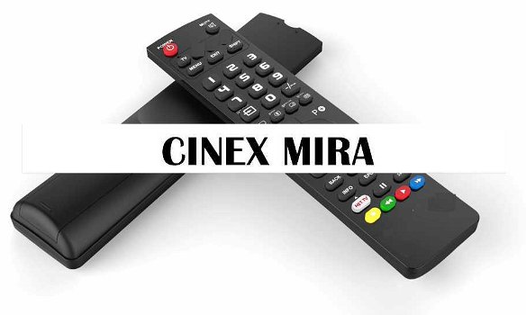 Vervangende afstandsbediening voor de CINEX MIRA apparatuur. - 0