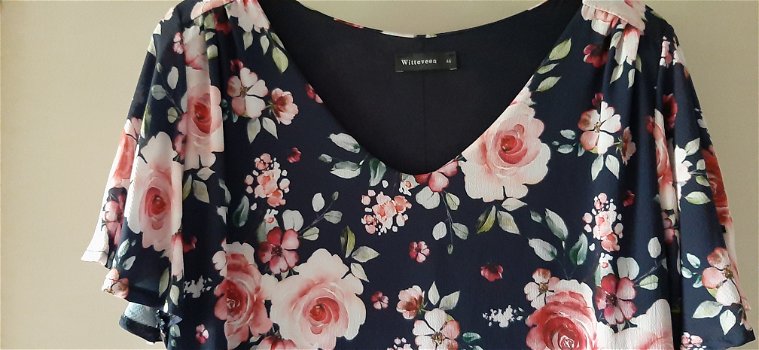 46 bloemenprint jurk Witteveen - 1