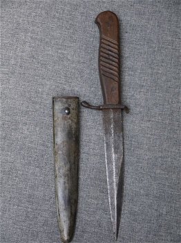 Duitse Elite Boot Combat Knife WW2. - bajonet - 0