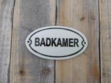 Bordje emaille-badkamer-voor op de deur-emaille-bad - Afbeelding 3