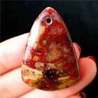 38x26x7mm prachtige Red&Yellow Kambaba Jasper Shield kettinghanger, - nr. 1
