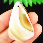 41x26x5mm Yellow Onyx Agate Inverted Triangle kettinghanger, - nr. 1