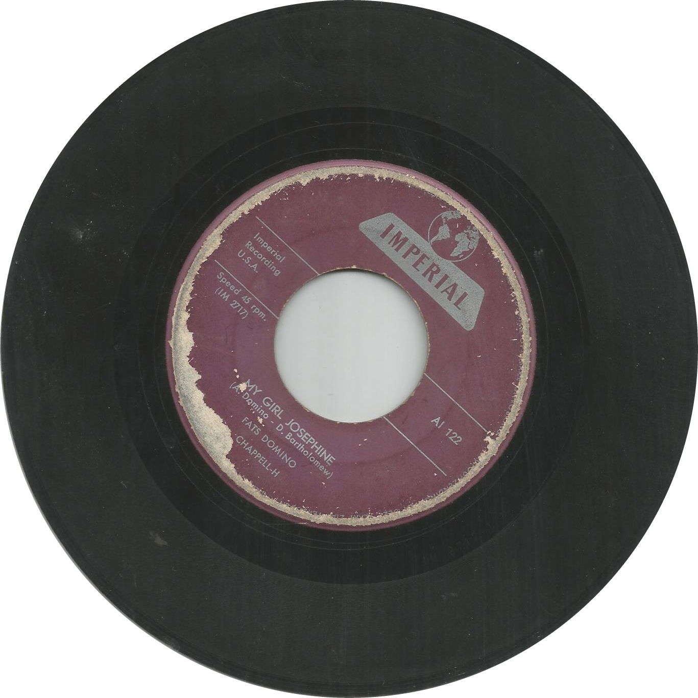 Fats Domino – My Girl Josephine / The Sheik Of Araby (1960) - nr. 1