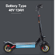 BEZIOR S1 Off-Road Electric Scooter 1000W 45Km/h 50KM Range - 5 - Thumbnail