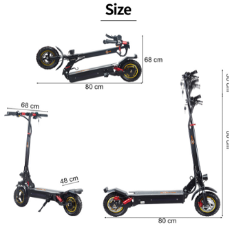 BEZIOR S1 Off-Road Electric Scooter 1000W 45Km/h 50KM Range - 7