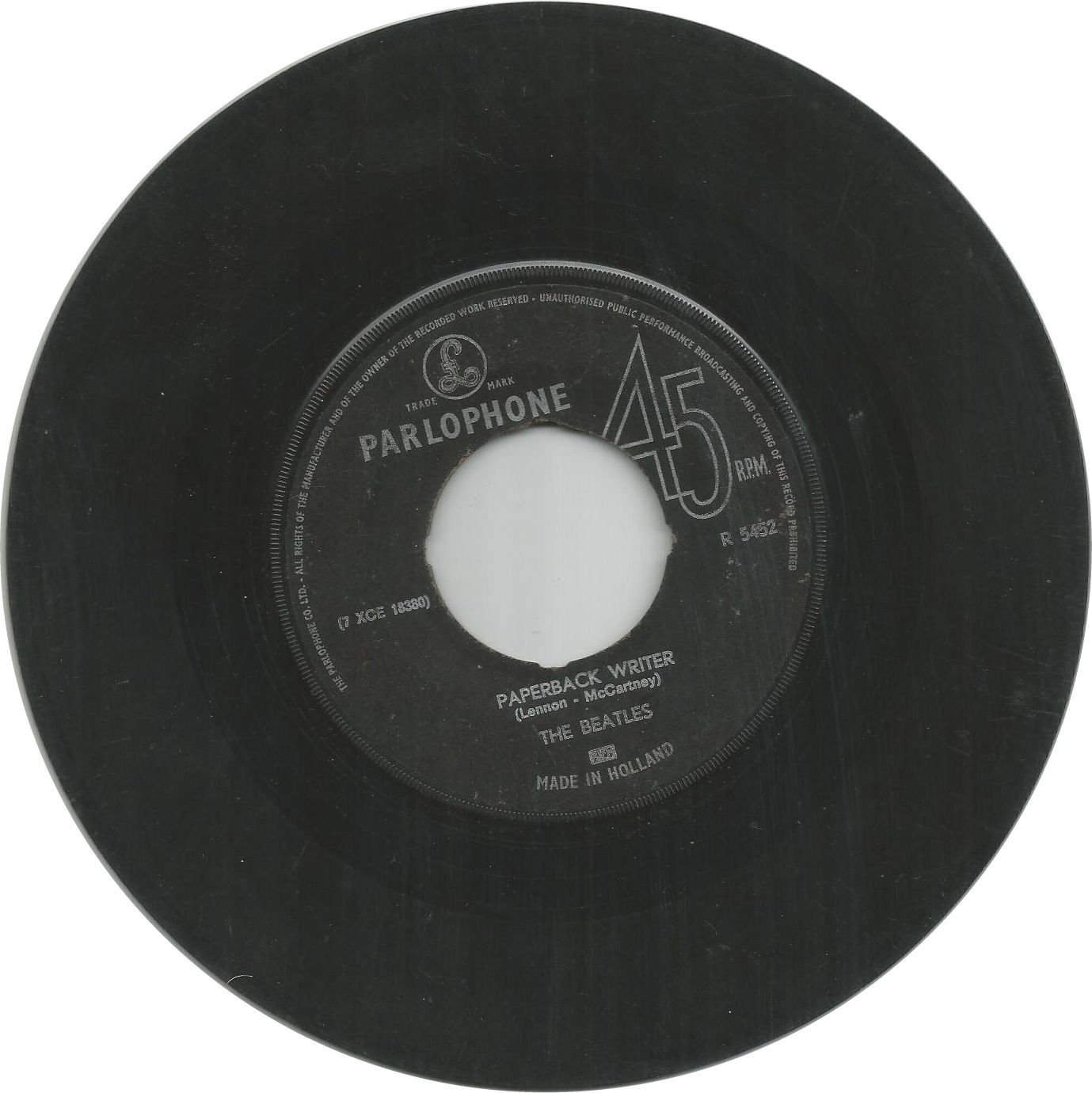The Beatles – Paperback Writer (1966) - nr. 1
