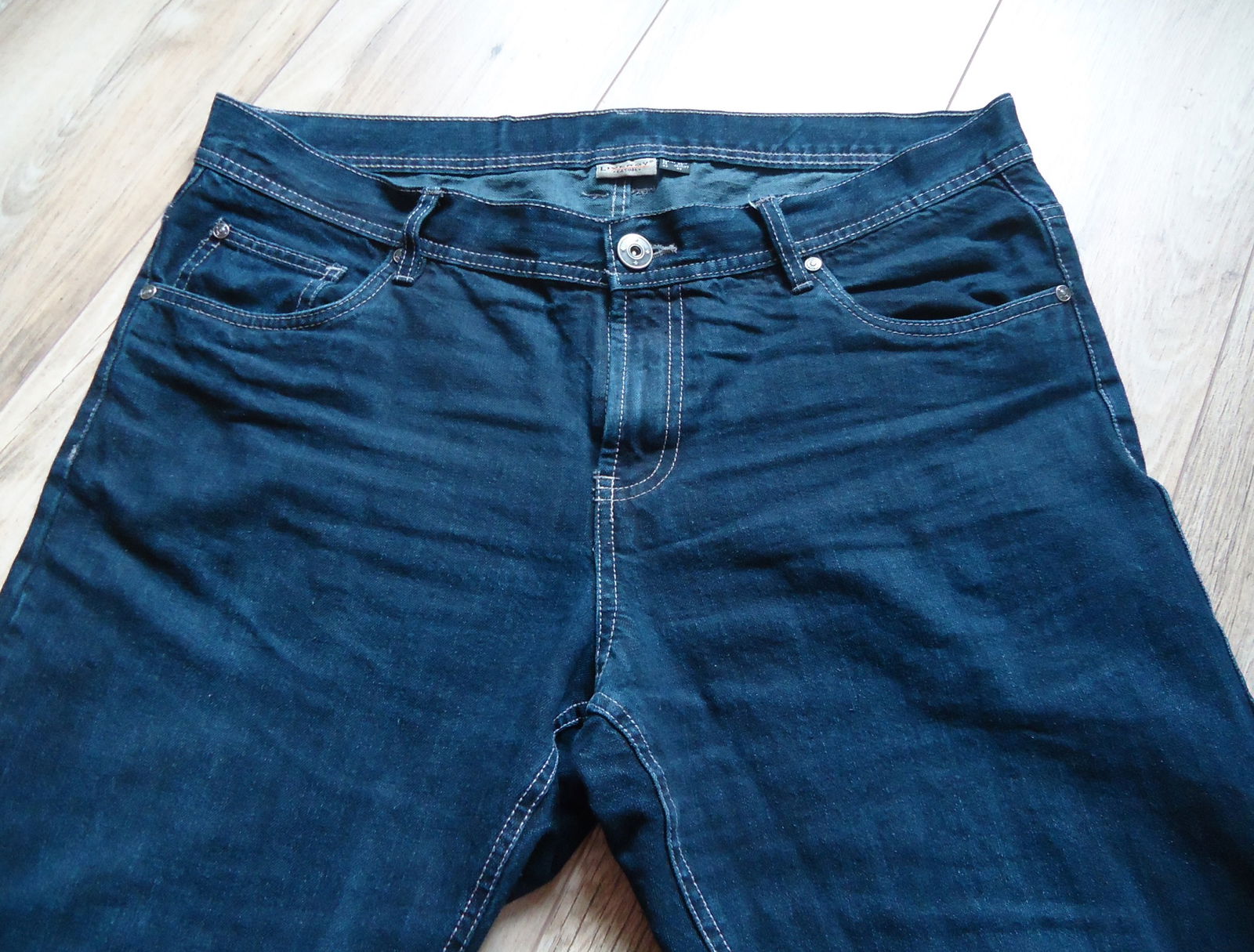 Te koop een blauwe spijkerbroek van Livergy (maat: 40). - Afbeelding 3