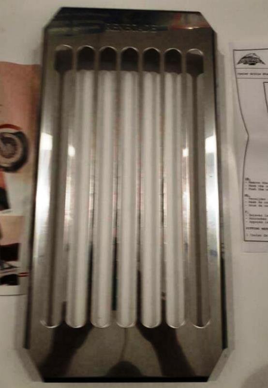 RVS Radiator cover Honda VT 1100 ACE C2 - Afbeelding 2