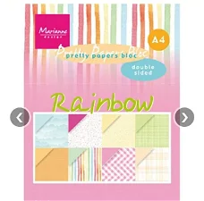 Marianne design papierblok rainbow