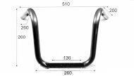 Bobber #2 Ø25,4mm Chroom - Afbeelding 3