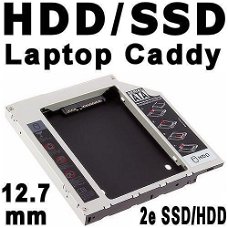 HDD / SSD Caddy, extra 2.5" SATA HDD/SSD in Laptop Notebook