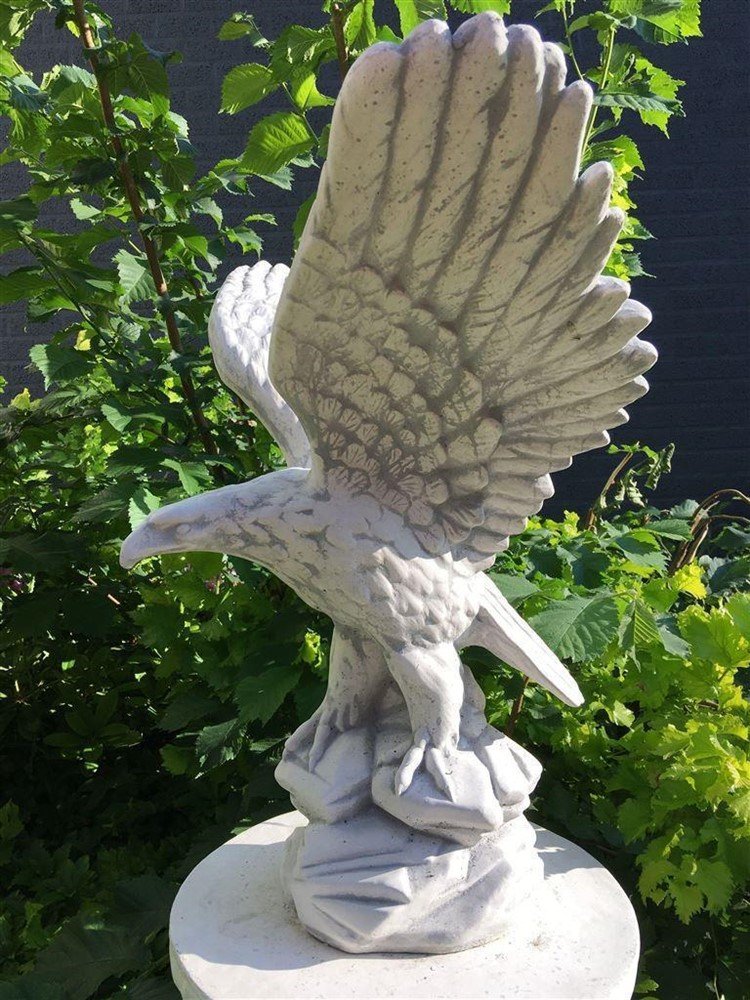 Adelaar vol steen, prachtig beeld-decoratie tuin - Afbeelding 3
