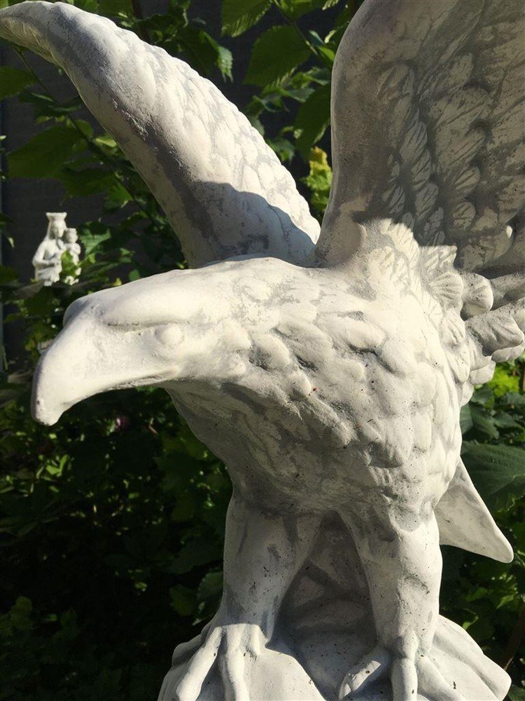 Adelaar vol steen, prachtig beeld-decoratie tuin - Afbeelding 7