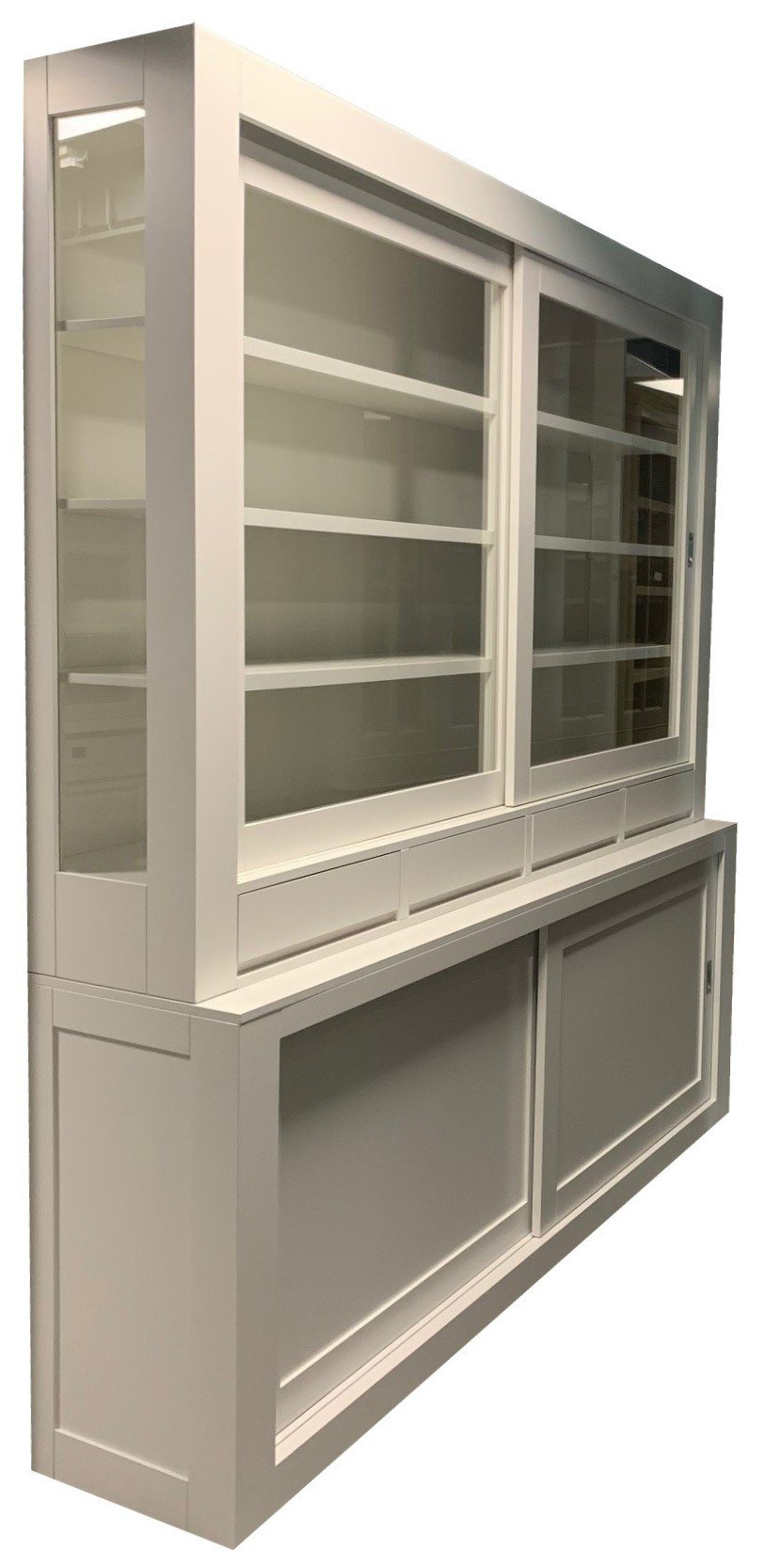 Buffetkast wit Terborg XL soft close 220 x 240cm - nr. 1