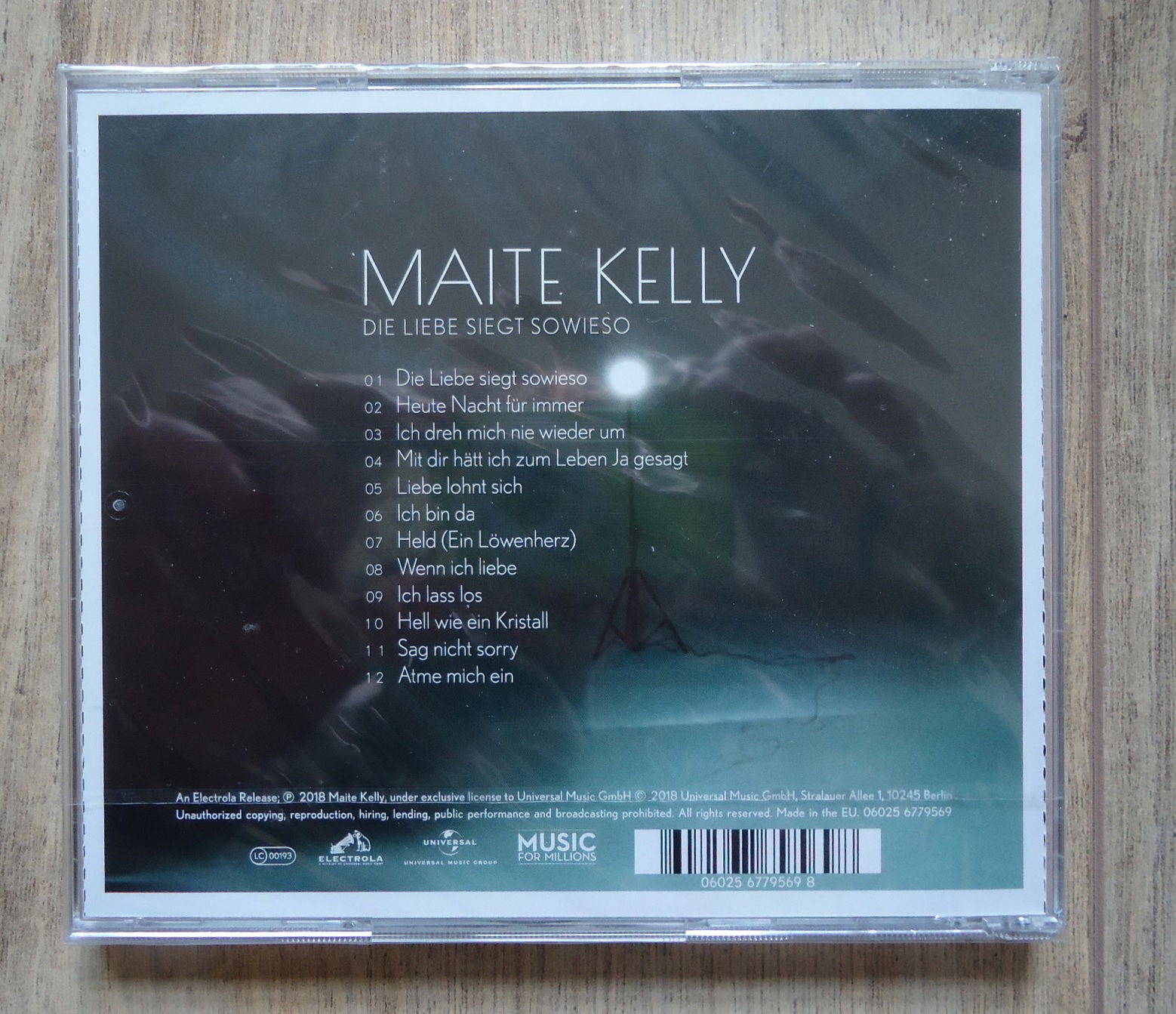 De originele CD Die Liebe Siegt Sowieso van Maite Kelly. - Afbeelding 6
