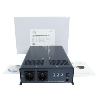 Sinus omvormer 12 - 230 V 2000 W, HQ-PURE2KW-12 - nr. 1