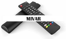 Vervangende afstandsbediening voor de MIVAR apparatuur.