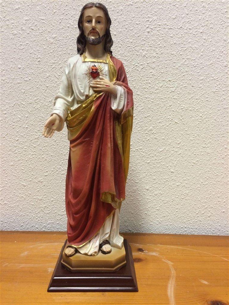 Heilig hart beeld, prachtig kleurvolbeeld -Here Jezus - nr. 1