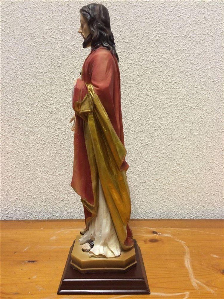 Heilig hart beeld, prachtig kleurvolbeeld -Here Jezus - Afbeelding 7