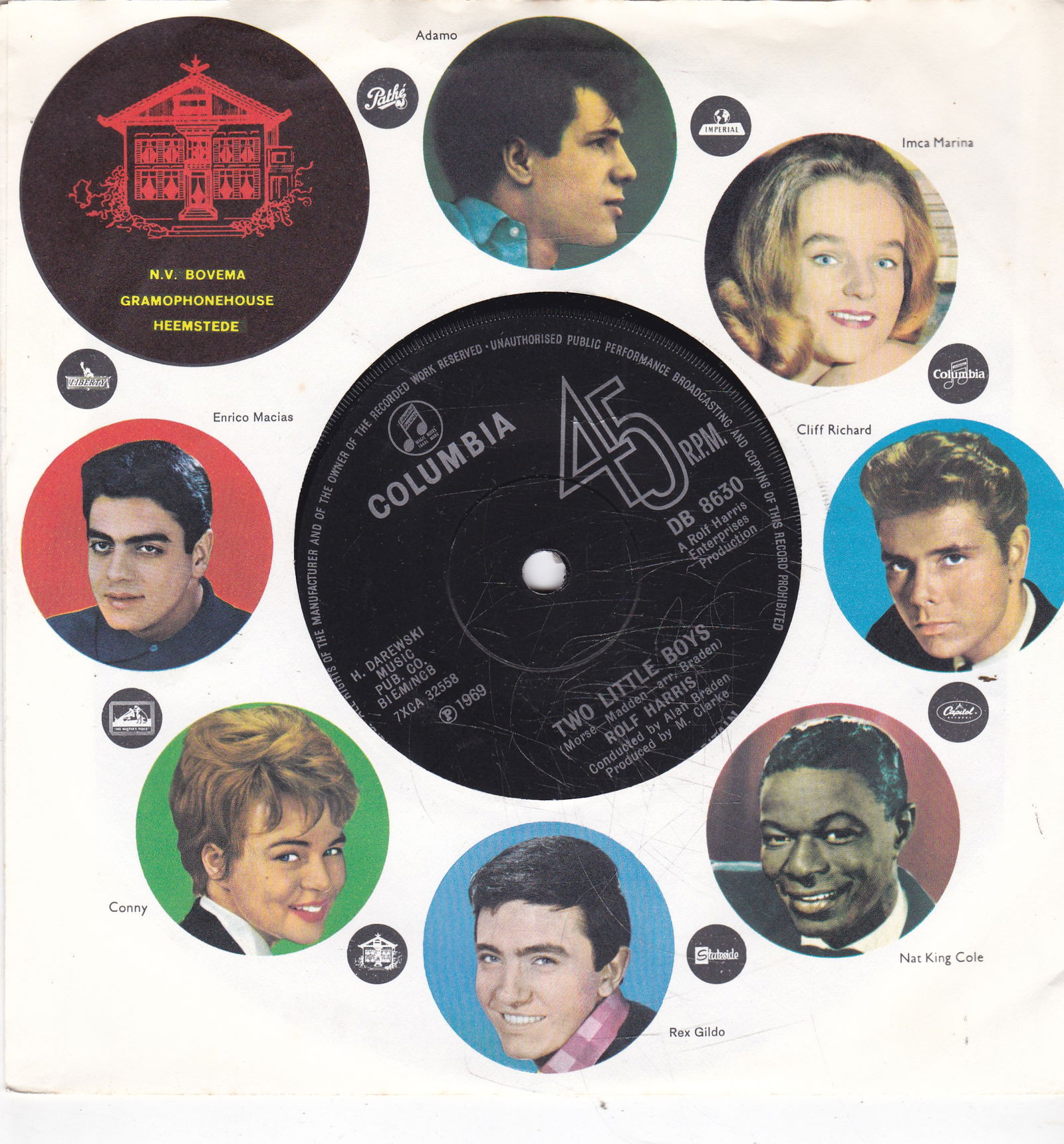 Single Rolf Harris - Two little boys - nr. 1