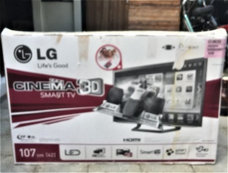 LG Smart Tv 3D 42 Inch 107 Cm - 0