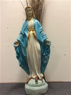 Kerkbeeld Maria groot in kleur,prachtig beeld-maria-graf