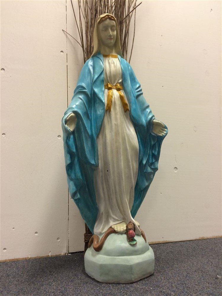 Kerkbeeld Maria groot in kleur,prachtig beeld-maria-graf - Afbeelding 2