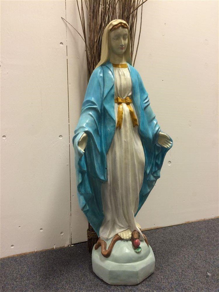 Kerkbeeld Maria groot in kleur,prachtig beeld-maria-graf - Afbeelding 3